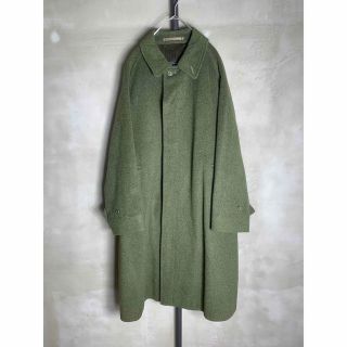 バーバリー(BURBERRY)のSpecial vintage Burberry loden coat 一枚袖(ステンカラーコート)