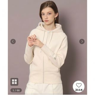 ドレステリア(DRESSTERIOR)のDRESSTERIORドレステリア 吊裏毛ジップアップパーカ美品(パーカー)