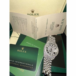 Rolex フルダイヤモンド モアッサナイト