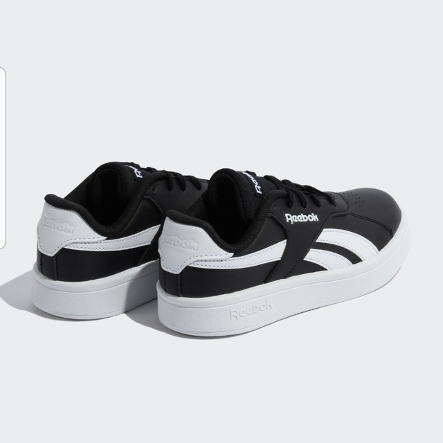 Reebok(リーボック)の【新品】Reebok AM Court Shoes 20.5 黒 キッズ/ベビー/マタニティのキッズ靴/シューズ(15cm~)(スニーカー)の商品写真