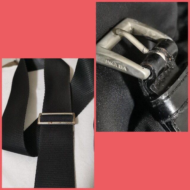 PRADA - 【正規品】プラダPRADA 斜めがけショルダーバッグ 白タグあり
