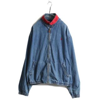 XL☺︎ USA製 80s ポロラルフローレン デニム スウィングトップ