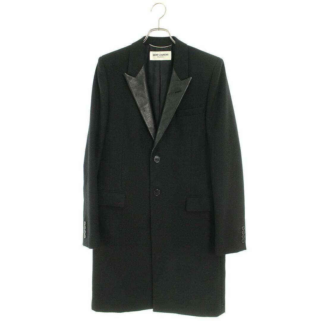 激安正規品 サンローランパリ - Laurent Saint 48 メンズ レザーラペル