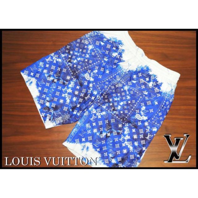 LOUIS VUITTON バンダナ柄スイムパンツ ルイヴィトン 水着 メンズM