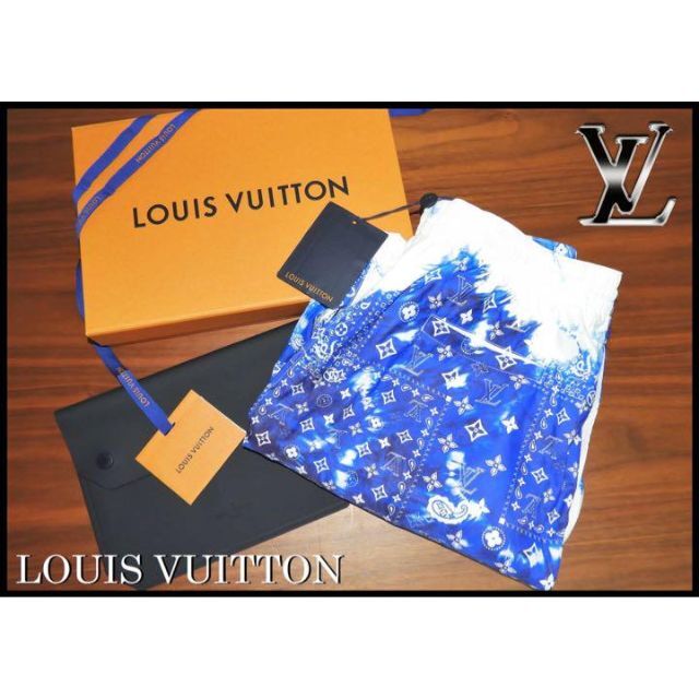 LOUIS VUITTON バンダナ柄スイムパンツ ルイヴィトン 水着 メンズM