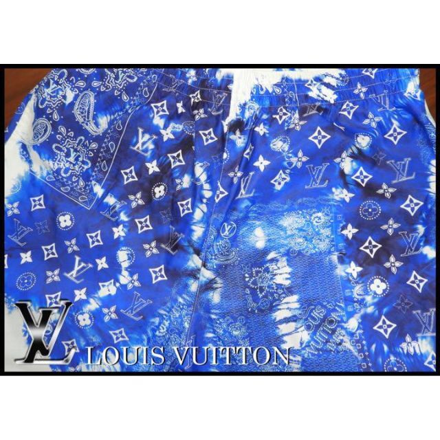 LOUIS VUITTON バンダナ柄スイムパンツ ルイヴィトン 水着 メンズM
