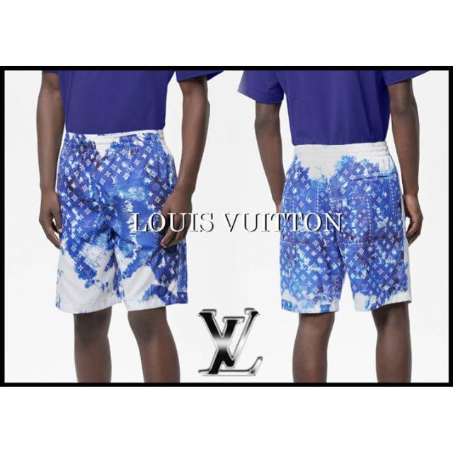 LOUIS VUITTON バンダナ柄スイムパンツ ルイヴィトン 水着 メンズM