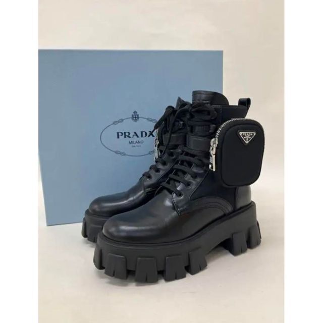 極美品 PRADA コンバットブーツ 36 | www.beykoztipmerkezi.com