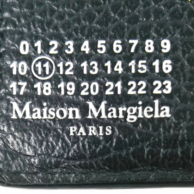 Maison Martin Margiela(マルタンマルジェラ)のMARTIN MARGIELA マルタンマルジェラ COMPACT BI FOLD コンパクト ウォレット レザー 二つ折り財布 ブラック 正規品 / 30674 メンズのファッション小物(折り財布)の商品写真