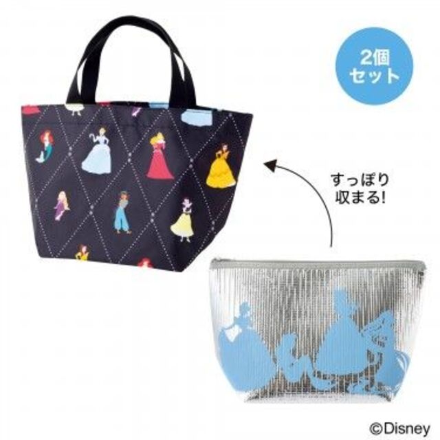 Disney(ディズニー)の雑誌　付録　ディズニー　2点セット　ラプンツェル　ミニ財布・プリンセス　トート レディースのファッション小物(財布)の商品写真