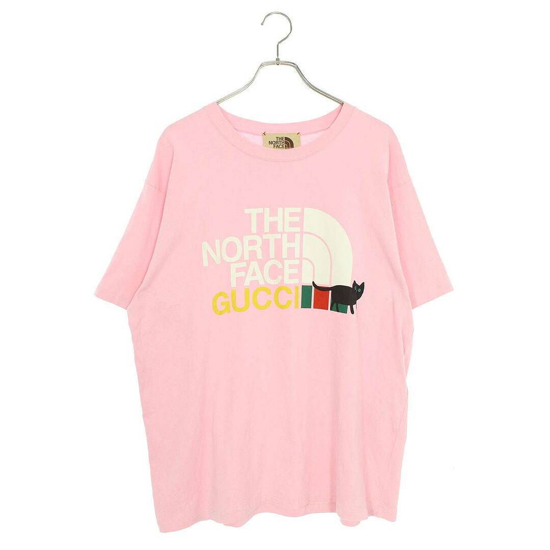 Gucci(グッチ)のグッチ ×ノースフェイス THE NORTH FACE  21AW  616036 XJDRC ロゴプリントTシャツ ※8/19～24 発送・問い合わせ遅延 メンズ M メンズのトップス(Tシャツ/カットソー(半袖/袖なし))の商品写真