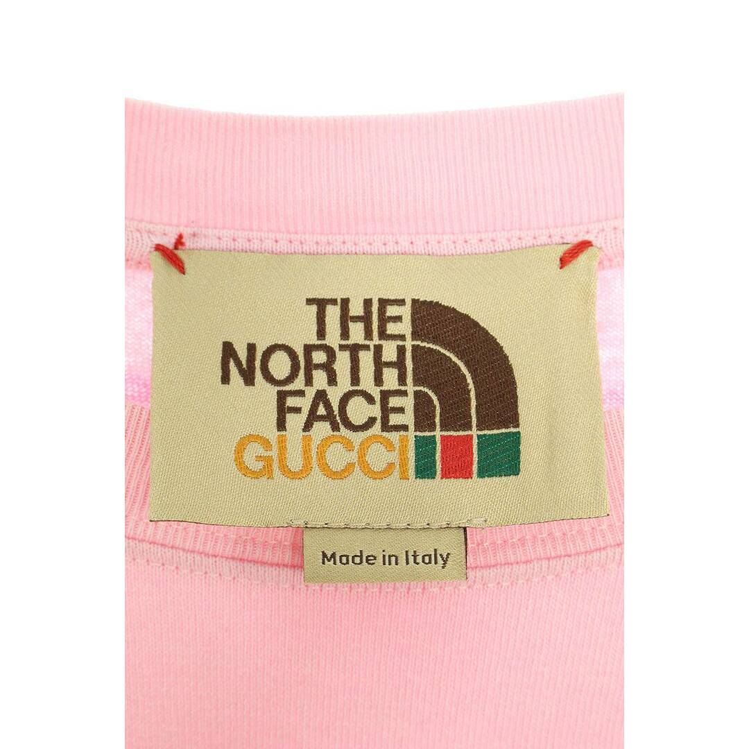 Gucci(グッチ)のグッチ ×ノースフェイス THE NORTH FACE  21AW  616036 XJDRC ロゴプリントTシャツ ※8/19～24 発送・問い合わせ遅延 メンズ M メンズのトップス(Tシャツ/カットソー(半袖/袖なし))の商品写真