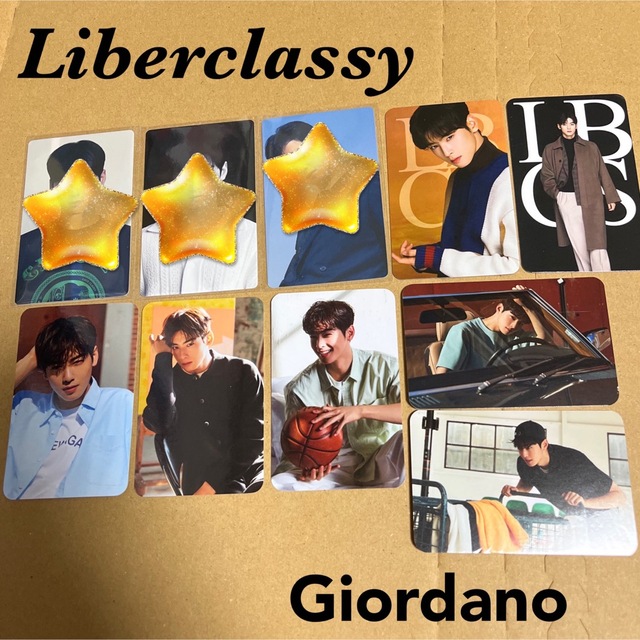 ASTRO チャウヌ 公式liberclassy & Giordano トレカ 第一ネット 49.0