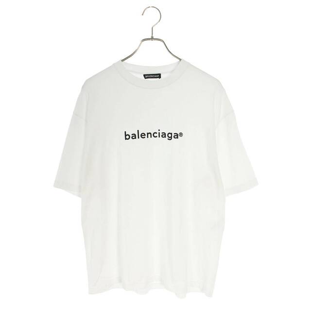 バレンシアガ 612966 TIV54 ニューコピーライトロゴTシャツ メンズ XS