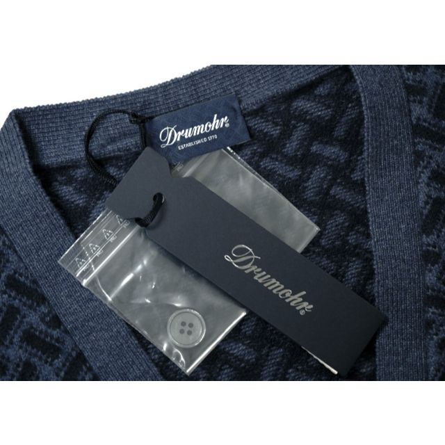 新品9.9万 Drumohr ドルモア 贅沢カシミヤ100%ニットカーディガン