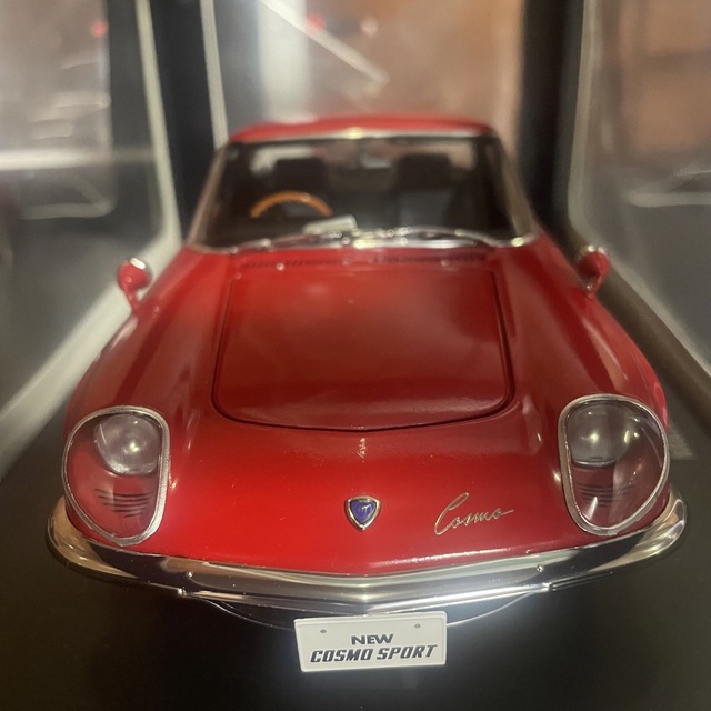 新品絶版未展示品 オートアート 1/18 マツダ コスモスポーツ レッド