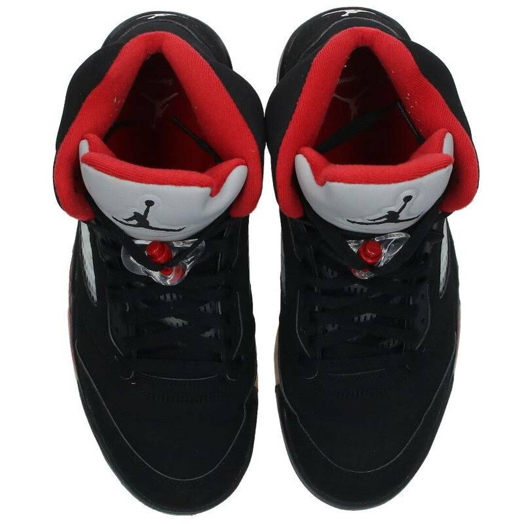 ナイキ ×シュプリーム SUPREME  15AW  AIR JORDAN 5 RETRO SUPREME 824371-001 エアジョーダン5レトロスニーカー メンズ 27.5cm 5