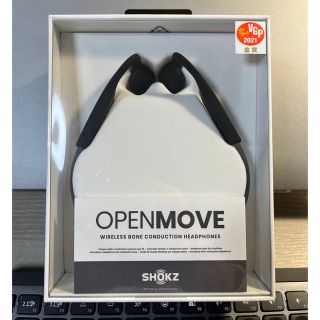 新品未開封 SHOKZ OpenMove BLACK ブラック(ヘッドフォン/イヤフォン)