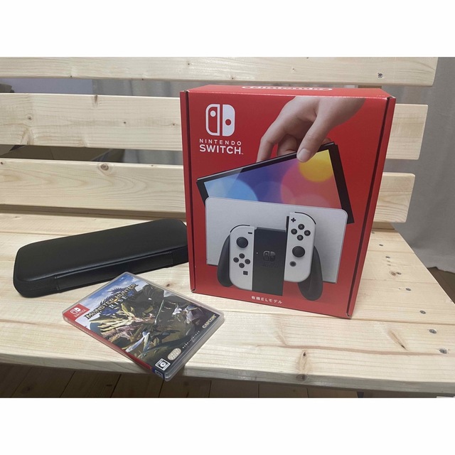 ニンテンドー switch 有機EL版 ケース モンハンセット 【レビューを