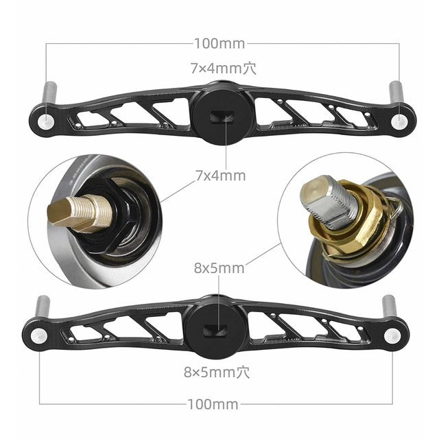 SHIMANO(シマノ)のゴメクサス　ダブルハンドル シマノ SLX アンタレス　メタニウム バルケッタ スポーツ/アウトドアのフィッシング(リール)の商品写真