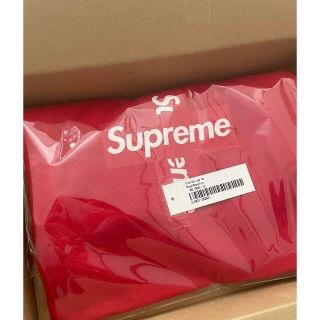 シュプリーム(Supreme)のsupreme Cross Box Logo Tee Red Mサイズ(Tシャツ/カットソー(半袖/袖なし))