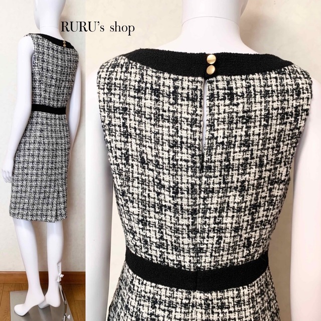 Milly - 新品 milly ミリー ファンシーツイード コンボ ワンピース