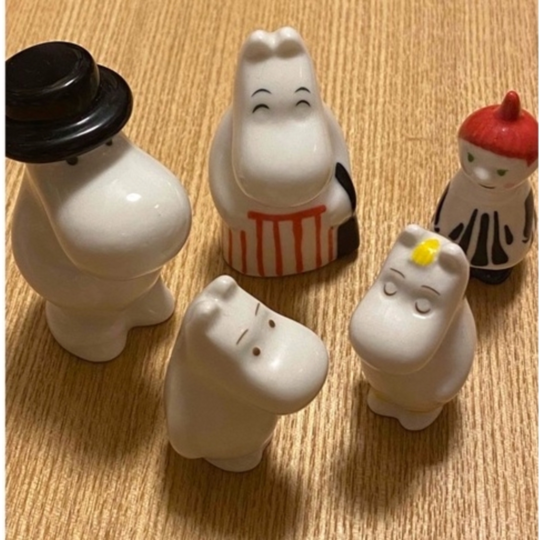 ARABIA(アラビア)のArabia Moomin フィギュア　5点セット インテリア/住まい/日用品のインテリア小物(置物)の商品写真