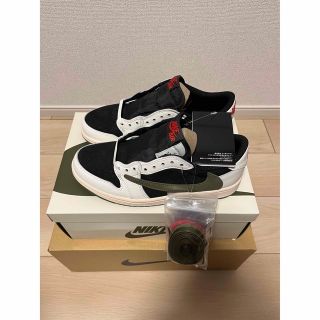 ナイキ(NIKE)のTravis Scott×Nike Jordan1 "Medium Olive"(スニーカー)