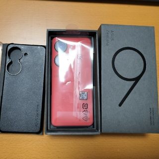 エイスース(ASUS)のZenfone9【美品・おまけ２点】(スマートフォン本体)