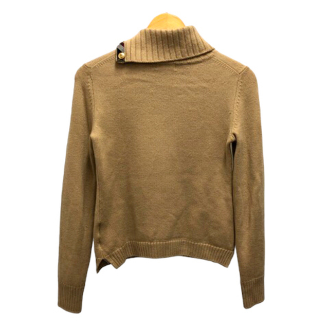 ブルーレーベルクレストブリッジ ニット ウール ロゴ 長袖 38 ベージュ