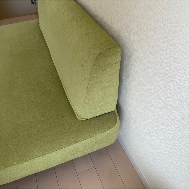 ノイエスnoyes ベンチソファ グリーン ローバックソファ 売れ筋