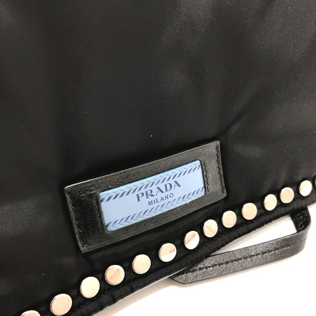 プラダ PRADA エティケット 1BD081 カバン 2WAY ショルダーバッグ ナイロン ブラック