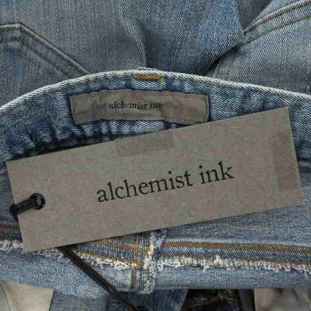 other(アザー)のアルケミストインク alchemist ink クラッシュ加工 デニム パンツ  メンズのパンツ(デニム/ジーンズ)の商品写真