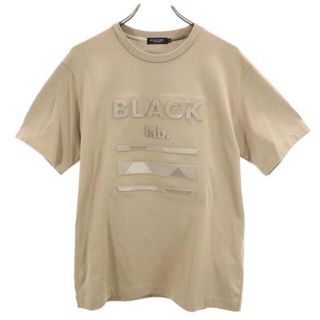 ブラックレーベルクレストブリッジ(BLACK LABEL CRESTBRIDGE)のブラックレーベルクレストブリッジ 三陽商会 3Dロゴ 半袖 Tシャツ M ベージュ系 BLACK LABEL_CRESTBRIDGE メンズ 【中古】  【230428】 メール便可(Tシャツ/カットソー(半袖/袖なし))