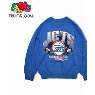 フルーツオブザルーム(FRUIT OF THE LOOM)の90's NHL Winnipeg Jets スウェットシャツ トレーナー L(スウェット)