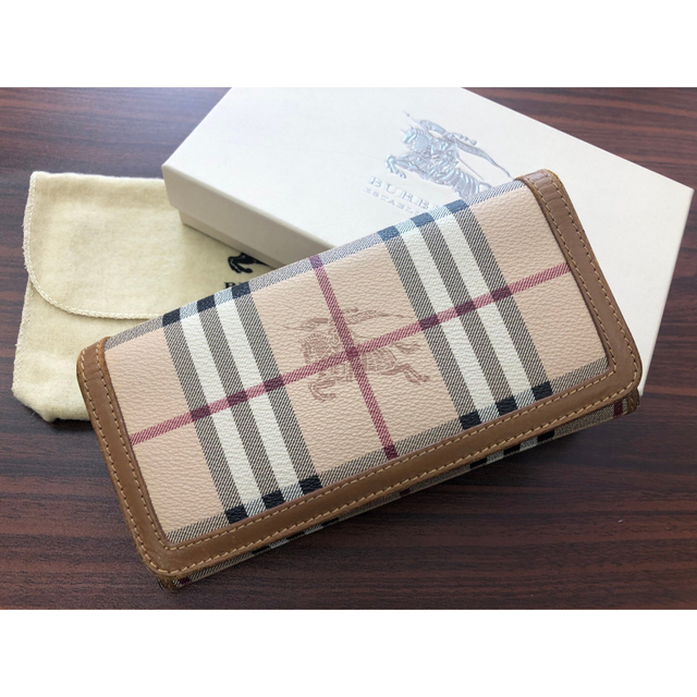 BURBERRY バーバリー 長財布 チェック柄 レディース - 通販