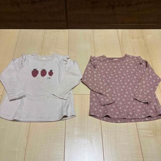 プティマイン(petit main)のプティマイン 100 ロングTシャツ 2枚(Tシャツ/カットソー)