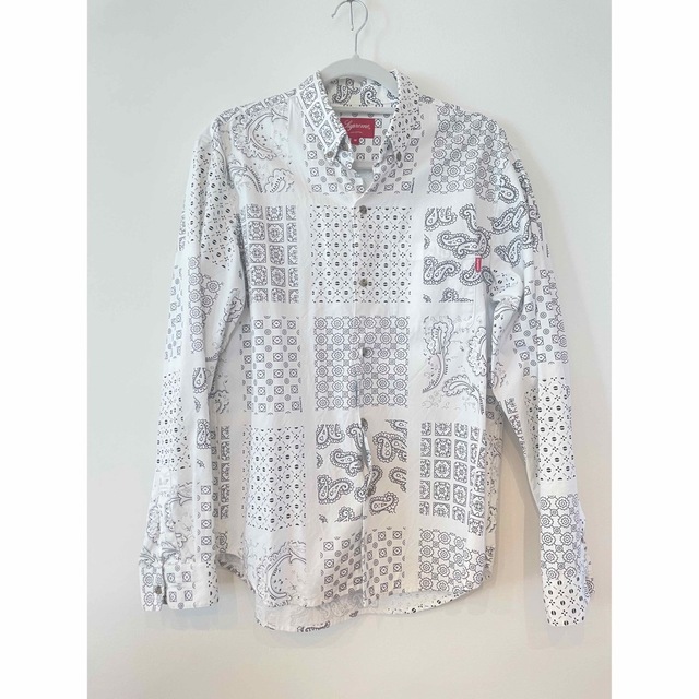 【SUPREME】　20SS Paisley Grid Shirt