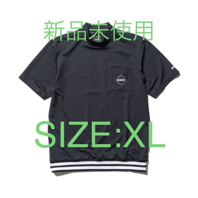 BLACKSIZEFCRB TRAINING RIBBED HEM S/S MOCKNECK XL