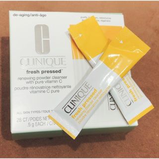 クリニーク(CLINIQUE)のCLINIQUEパウダー洗顔料2包(洗顔料)