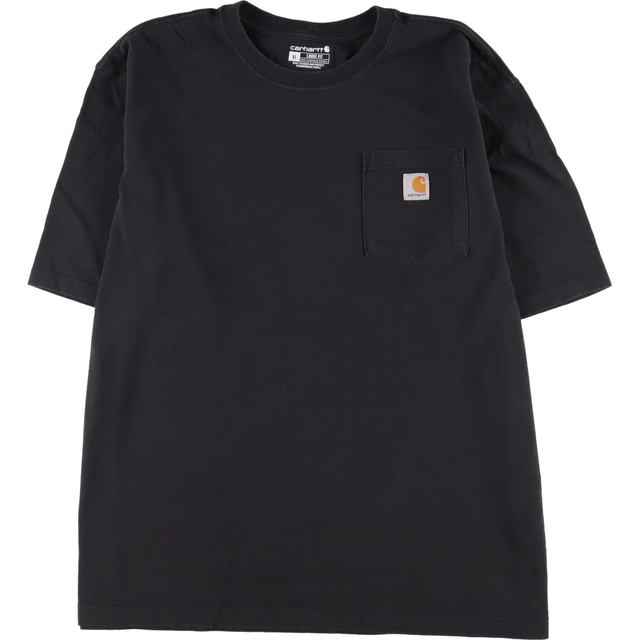 カーハート Carhartt Loose Fit 半袖 ワンポイントロゴポケットTシャツ メンズXL /eaa328315