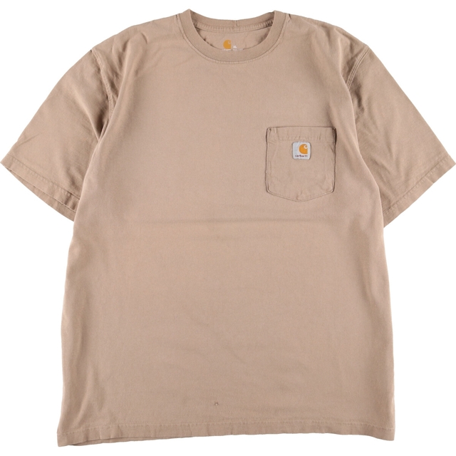 カーハート Carhartt ORIGINAL FIT 半袖 ワンポイントロゴポケットTシャツ メンズXL /eaa328309