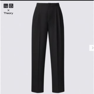 セオリー(theory)の【新品未使用】UNIQLO × theory コラボ　ストレッチパンツ　Sサイズ(カジュアルパンツ)