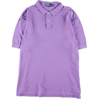 ラルフローレン(Ralph Lauren)の古着 ラルフローレン Ralph Lauren POLO by Ralph Lauren 半袖 ポロシャツ メンズXXL /eaa329619(ポロシャツ)