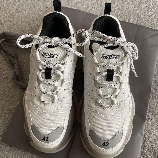 受注生産品】 Balenciaga - クリアソール バレンシアガ トリプルS