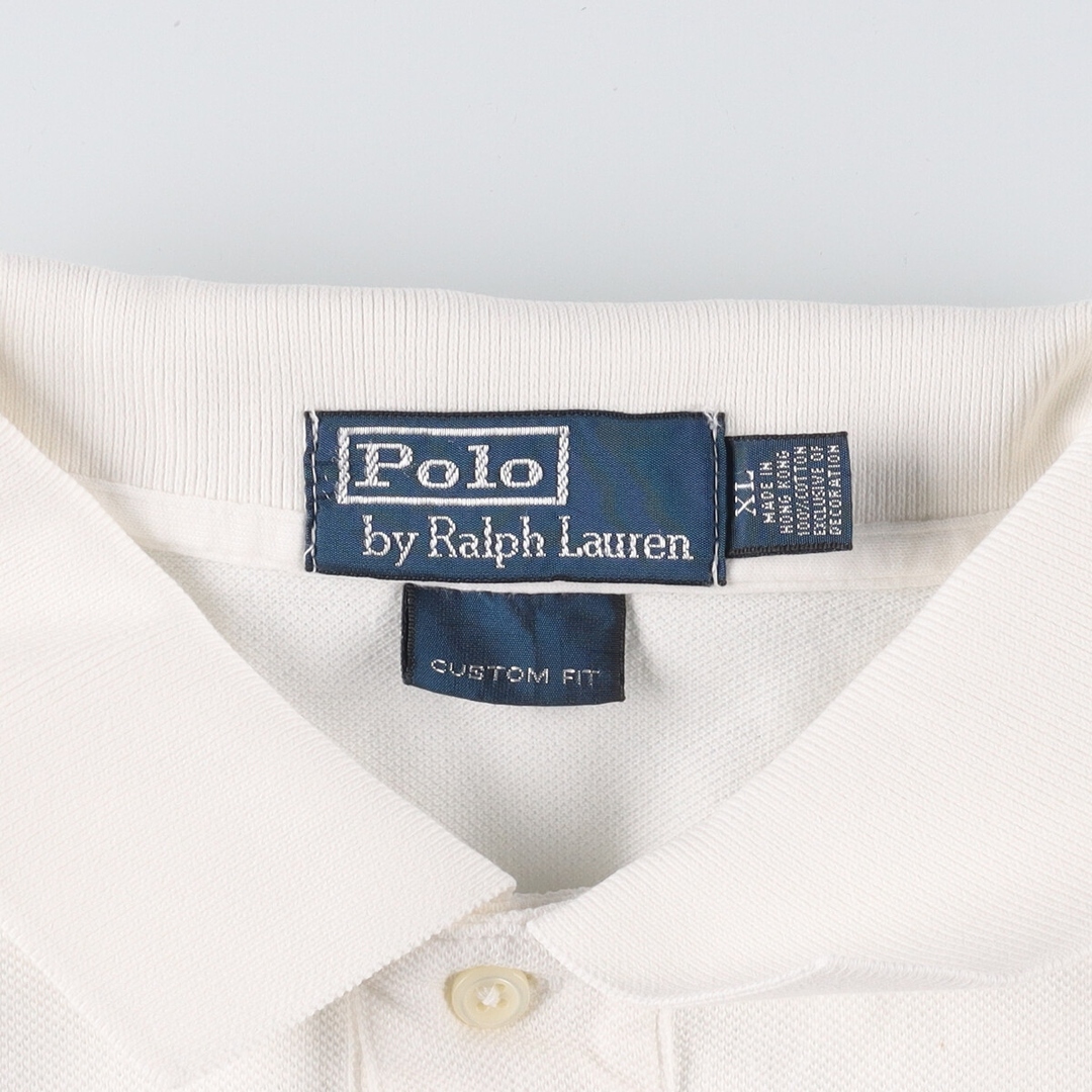 Ralph Lauren(ラルフローレン)の古着 ラルフローレン Ralph Lauren POLO by Ralph Lauren CUSTOMFIT 半袖 ポロシャツ メンズL /eaa329637 メンズのトップス(ポロシャツ)の商品写真