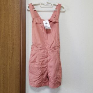 プチバトー(PETIT BATEAU)のプチバトー コットンリヨセルサロペット 8ans/128cm(ワンピース)