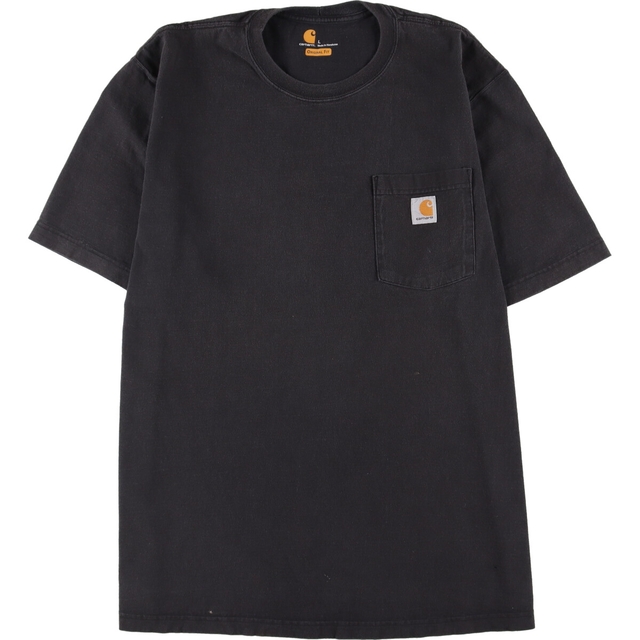 カーハート Carhartt ORIGINAL FIT 半袖 ワンポイントロゴポケットTシャツ メンズL /eaa332155