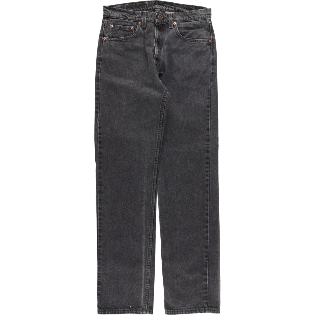 90年代 リーバイス Levi's 505 REGULAR FIT STRAIGHT LEG ブラックジーンズ テーパードデニムパンツ USA製 メンズw33 ヴィンテージ /eaa329251