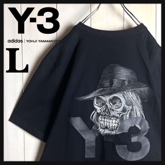 激安な 【人気スカルロゴ】ワイスリー☆髑髏刺繍ロゴTシャツ 即完売